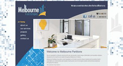 Desktop Screenshot of melbournepartitions.com.au